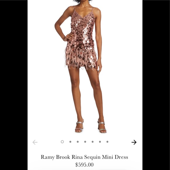 3X “HOST PICK” Ramy Brook Sequin Mini Dress - Picture 3 of 15